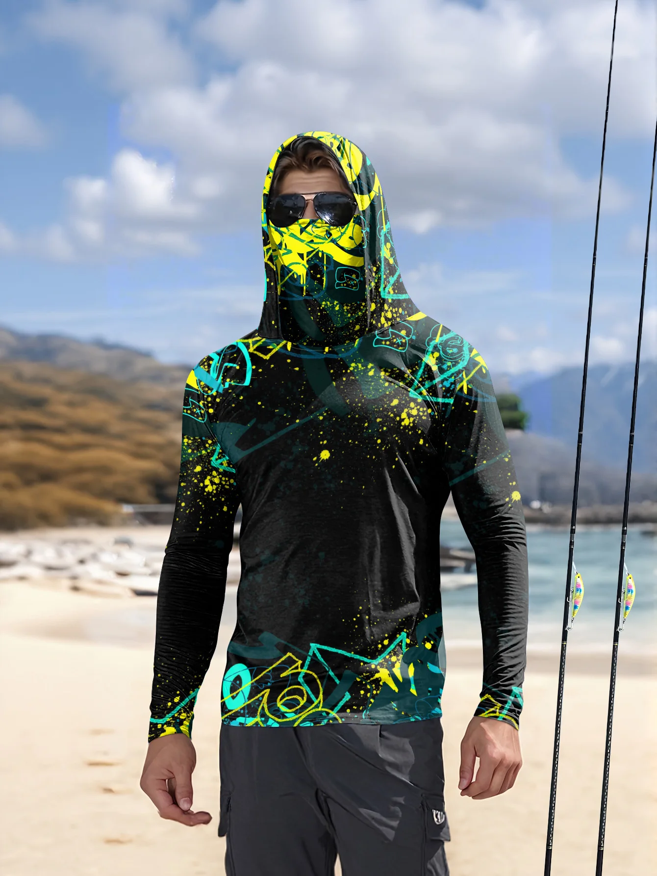 Men UPF50+ Fishing Hoodie With - Fishing Hoodie recension och pris