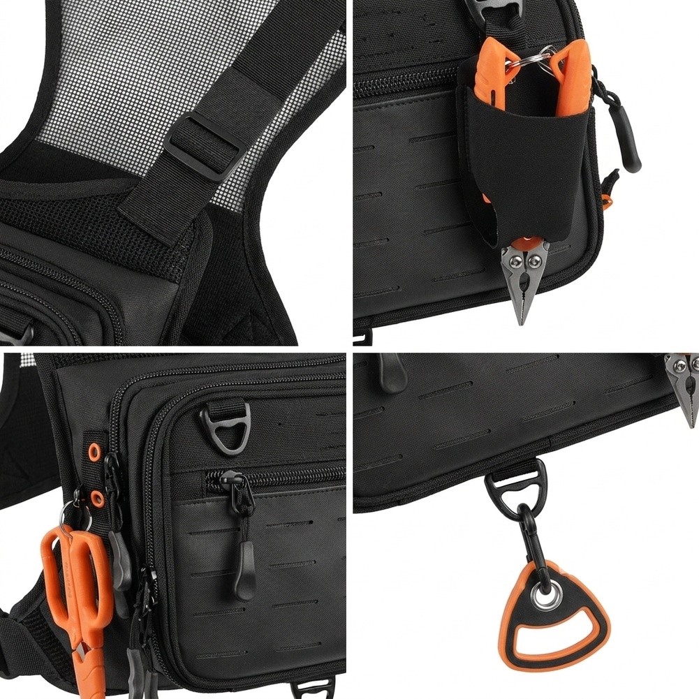 Fly Fishing Chest Pack Backpac - Fishing Vest recension och pris