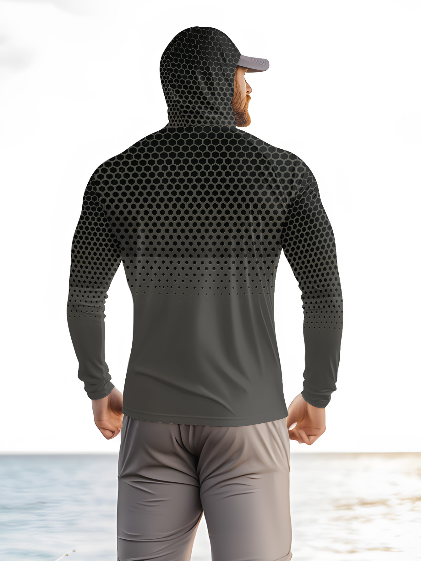Men Summer UPF50+ Fishing Hood - Fishing Hoodie recension och pris