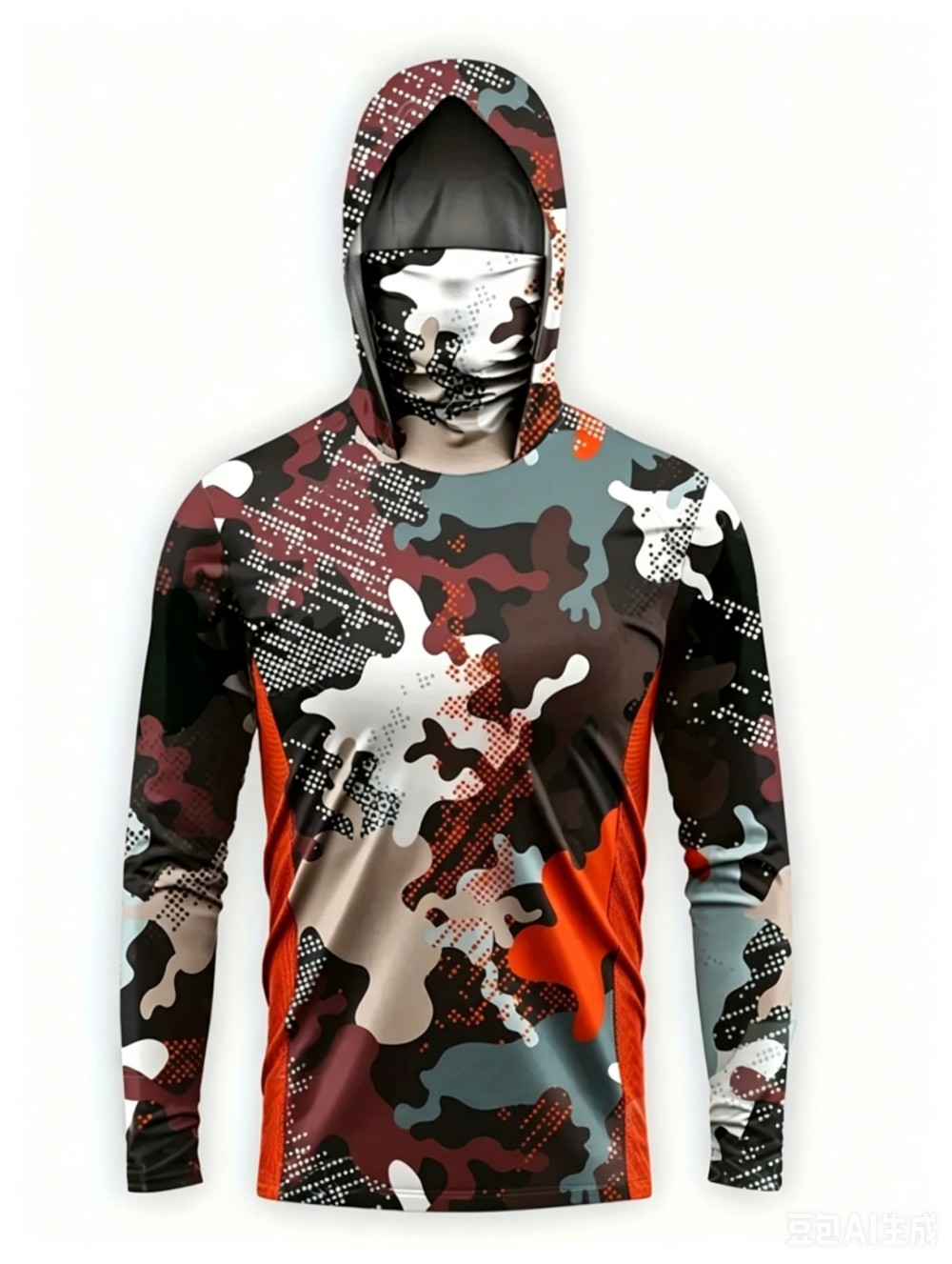 UPF50+ Camo Men Long Sleeve Fi - Fishing Hoodie recension och pris