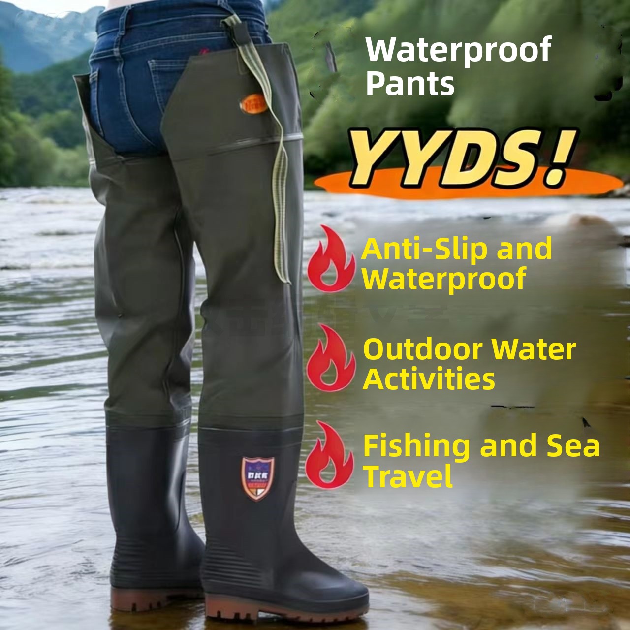 Thickened Over-Knee Rain Boots - Fishing Waders recension och pris